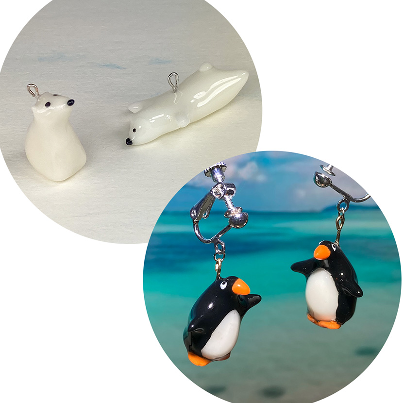 シロクマとペンギン